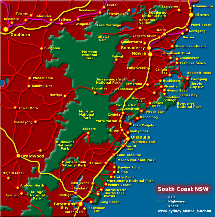 Australia Nsw Map