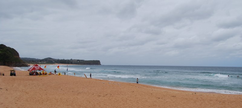 Warriewood Beach and Mona Vale, just north of Narrabeen