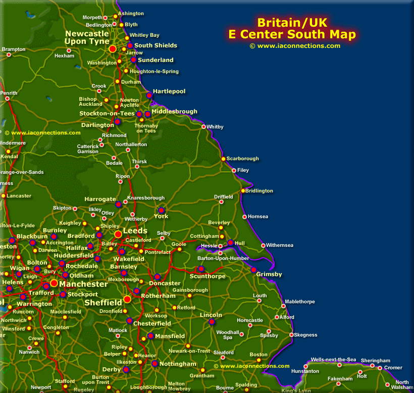 Map of Mid W. Britain / UK - Click to Zoom Out