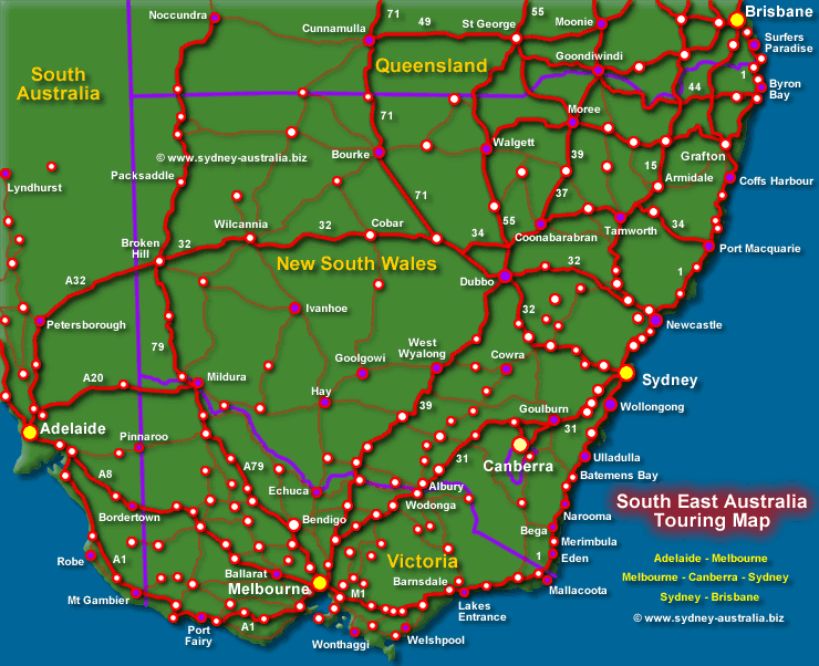 Nsw Touring Map 
