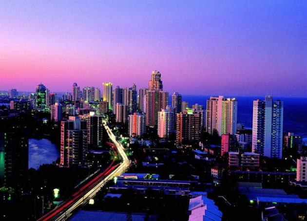 Surfers Paradise with great restaurants, entertainment, great shopping and a very active night life