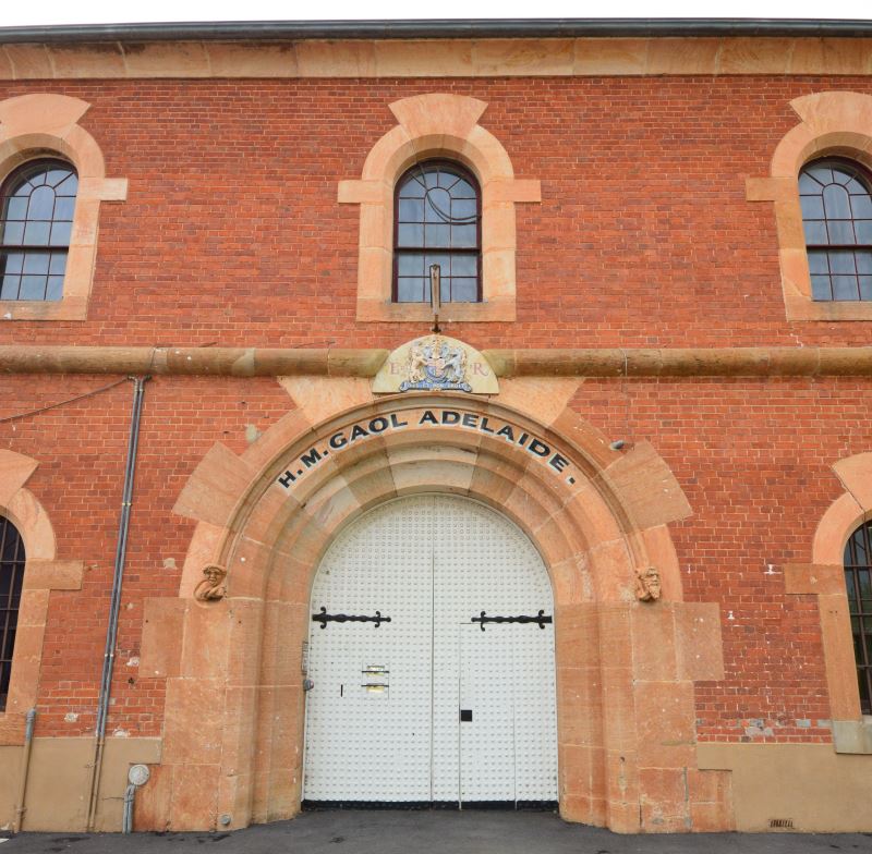 Main Entrance to the Historical Adelaide gaol